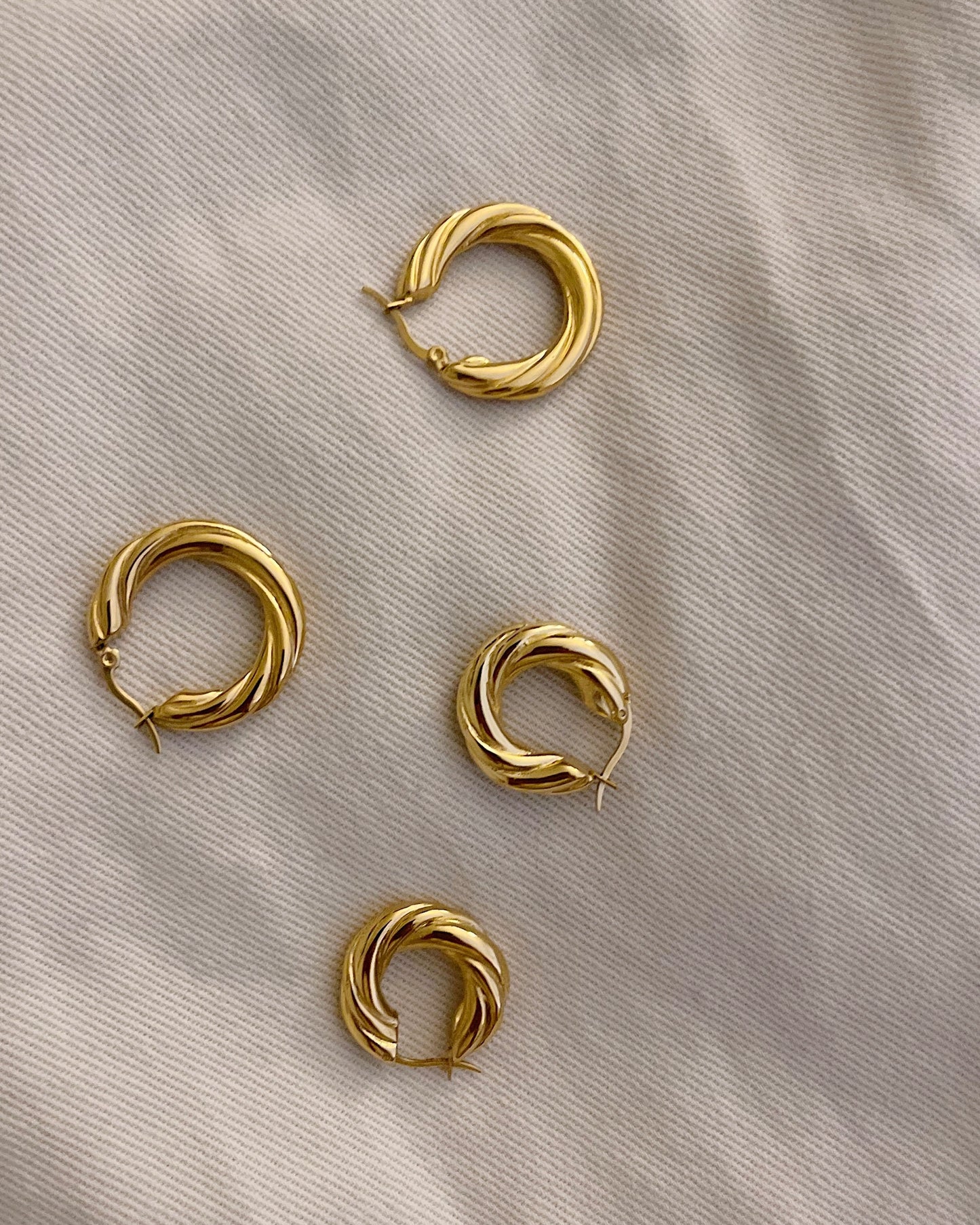 Namaari hoops | 18k Gold Plated
